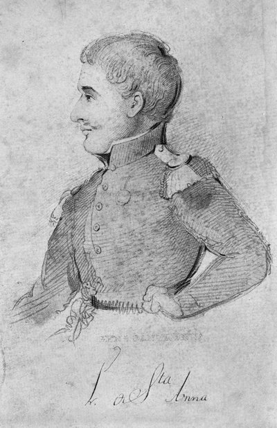Antonio Lopez de Santa Anna by American School